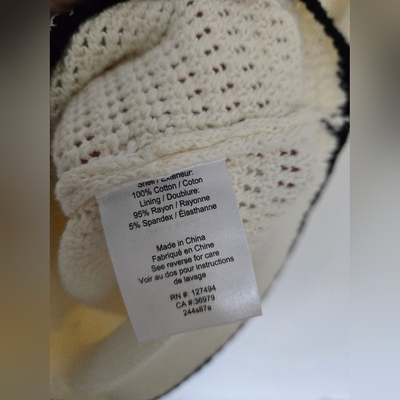 Heartloom Cream Crochet Sleeveless Dress | Size Large - Picture 3 of 5